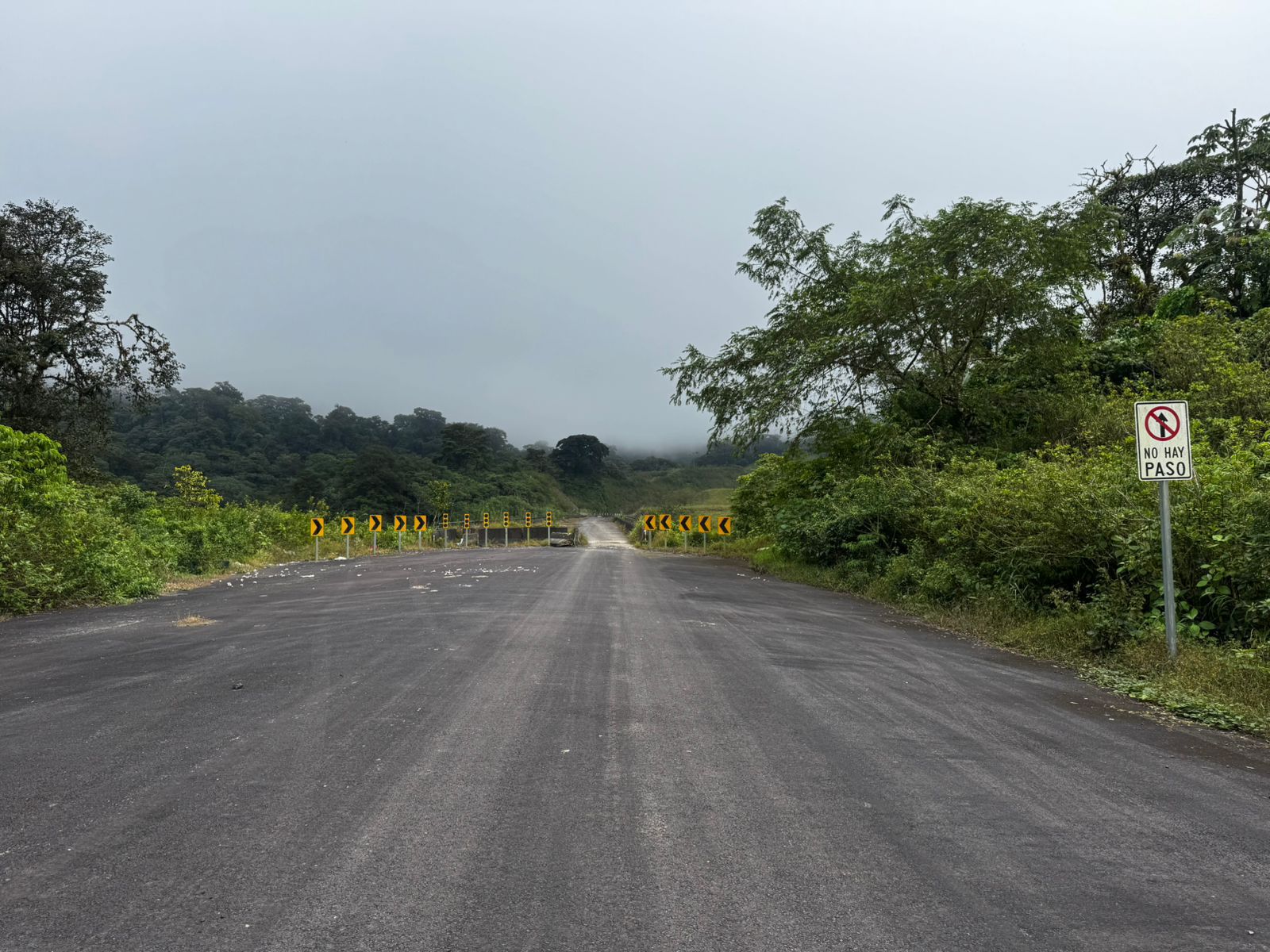 Paso en Río Tapezco en Tramo Central no está habilitado